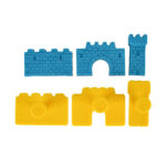 مجموعة قوالب لبناء جدران منازل وقلاع ثلاثية الأبعاد