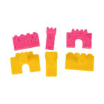 ⁦مجموعة قوالب لبناء جدران منازل وقلاع ثلاثية الأبعاد⁩   الصورة ⁦2⁩