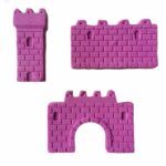 ⁦مجموعة قوالب لبناء جدران منازل وقلاع ثلاثية الأبعاد⁩   الصورة ⁦6⁩