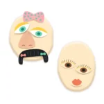 تشكيل وجوه بالمعجونة