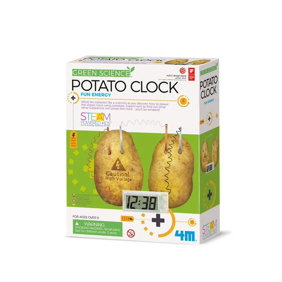 FSG3275_2048x 4M Green Science Potato Clock – תמונה 1