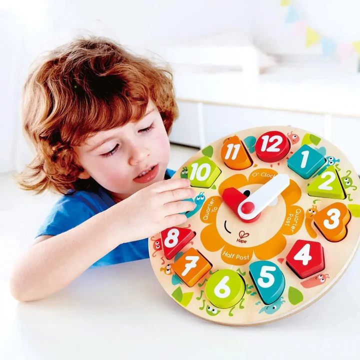 Hape Chunky Clock Puzzle Hape Toy Market 44311454 jpg