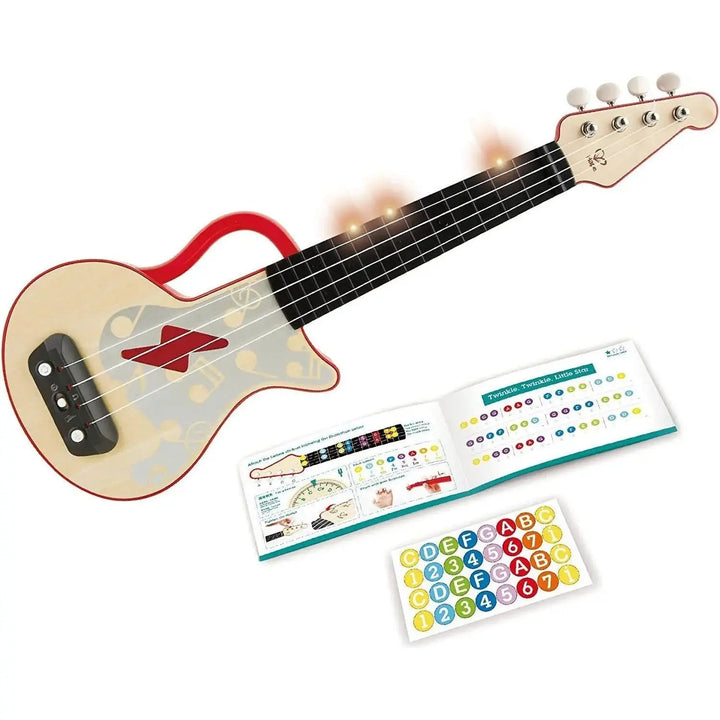 Hape Learn with Lights Electronic Ukulele Hape Toy Market 44371634