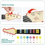 ⁦Hape Learn with Lights Electronic Ukulele⁩ – תמונה ⁦6⁩