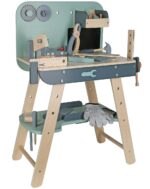⁦שולחן כלי עבודה עומר מעץ לילדים⁩ – תמונה ⁦3⁩
