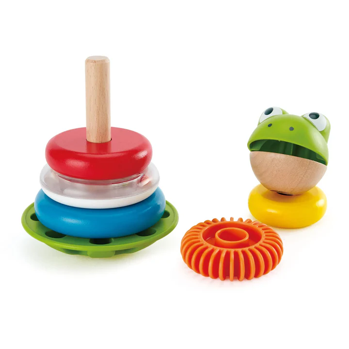 Mr  Frog Stacking Rings Hape 60667521 jpg