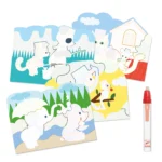 ⁦יצירה צביעה עם מים   נסתר בחוץ⁩ – תמונה ⁦3⁩