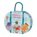 פאזל וספר   20 חלקים חיות בצוללת