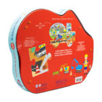 ⁦פאזל 40 חלקים מעוצב עם עיטורים כסופים   אתר בניה משאית⁩ – תמונה ⁦2⁩