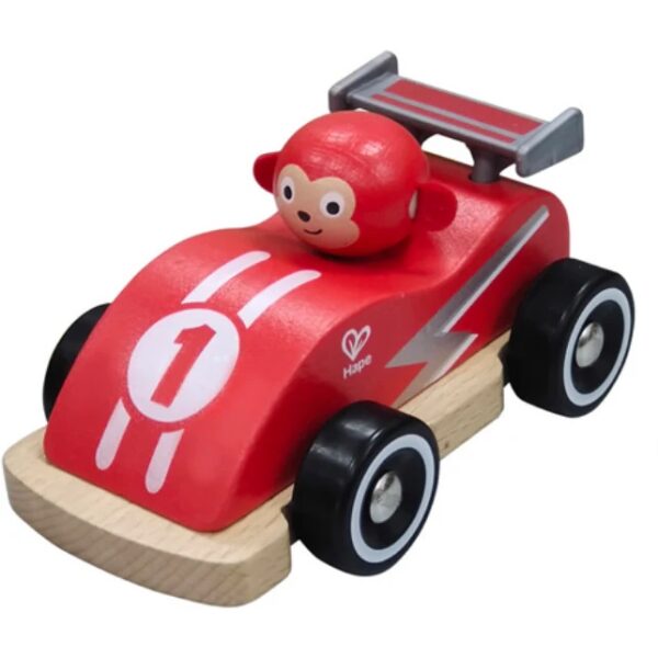 سيارة سباق خشبية
