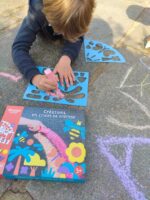 مجموعة فنون بالطباشير والقوالب