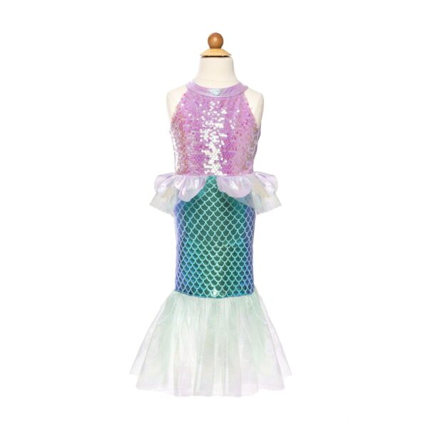 فستان حورية البحر (مقاس 3 4 سنوات)