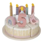 كعكة عيد ميلاد خشبية (من عمر 1 5)