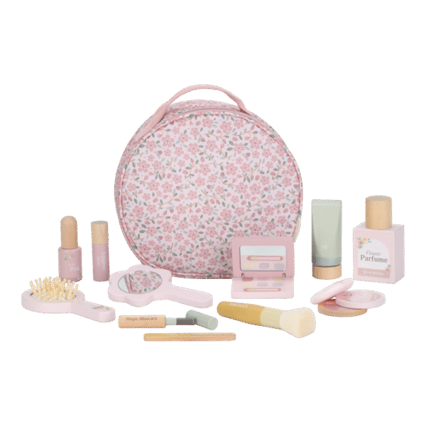 طقم مكياج خشبي