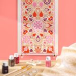 تلوين على شال حرير