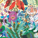 ⁦بازل نمور مزخرفة  الف قطعة⁩   الصورة ⁦4⁩