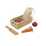 مجموعة تحضير سلطة خضار خشبي