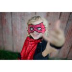 ⁦عباءة مزدوجة الوجه  خفاش وقناع⁩   الصورة ⁦3⁩