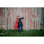 ⁦عباءة مزدوجة الوجه  خفاش وقناع⁩   الصورة ⁦2⁩