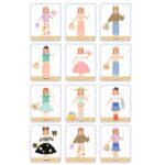 ⁦تنسيق ملابس  لعبة مغناطيسية⁩   الصورة ⁦5⁩