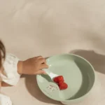 ⁦طبق الطعام الأول للأطفال  أخضر⁩   الصورة ⁦4⁩